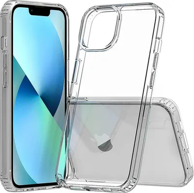 Produktbild von Hülle für Apple iPhone 14 Handy Case Hybrid Silikon Bumper Cover transparent