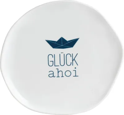 Produktbild von Räder Meeresrauschen Teller Glück ahoi D.14cm