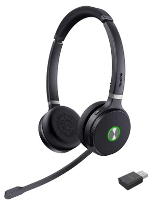 Produktbild von Yealink WH62 Portable, Kabellos, Anrufe/Musik, 20 - 20000 Hz, Kopfhörer, Schwarz, Grau