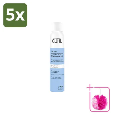 Productafbeelding van 5 x Guhl Droogshampoo Volume & Frische - 200 ml - Voordeelverpakking - 5 stuks