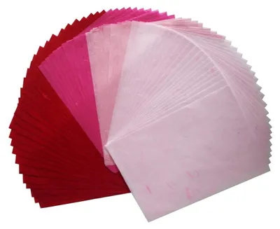 Productafbeelding van Mulberry Papier voor Kunst en Ambacht (50 vellen, Roze)