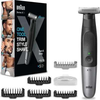 Zdjęcie produktu dla Braun XT5100, Zmywalny, Bateria, Czarny, Szary