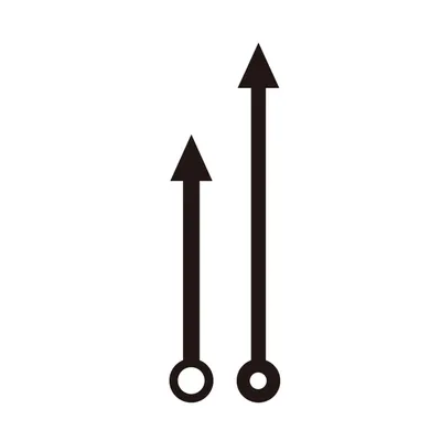 Produktbild von Uhrzeiger - Pfeile 6 und 8 cm - Artemio