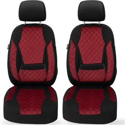 Produktbild von Schonbezüge Sitzbezüge für Opel Astra K Bj 2015-21 in Schwarz/Weinrot TK602
