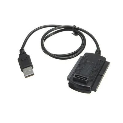 Produktbild von B95 USB 2.0 auf IDE & SATA Adapter Kabel – 3in1 Festplatten-Adapter für 2.5"/3.5" HDD & SSD, 50 cm