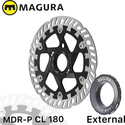 Produktbild von Magura Bremsscheibe MDR-P CL Center Lock mit Lockring für Steckachse Ø 180mm "External"