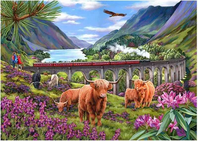 Image de Maison des Puzzles Puzzle Glenfinnan Ladies 500 XL Teile