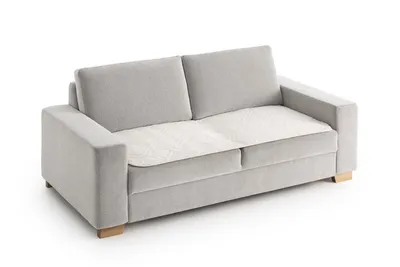 Produktbild von Weiche Tagesdecke Läufer Abdeckung Schutz für Sofa, Sessel CORAL 65x110 Creme