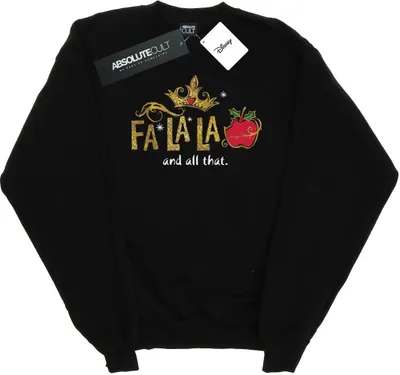 Produktbild von Disney - "FaLaLa And All That" Sweatshirt für Damen BI33077 (M) (Schwarz)
