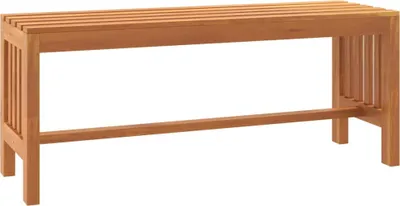 Image de vidaXL Banc de jardin 110 cm en bois massif d'eucalyptus
