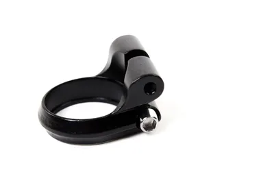 Produktbild von Sattel Schelle Klemme M-Wave mit Gepäckträger Befestigung Ösen 31,8mm Alu schwarz
