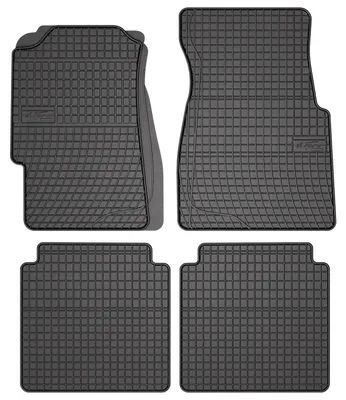 Image de Tapis de sol en caoutchouc pour Honda Civic VI 1995-2001 (berline) – 4 pièces, noirs, sur mesure