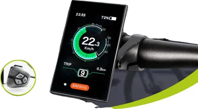 Zdjęcie produktu dla Wyświetlacz, uniwersalna kompatybilność, konfigurowalny ekran, Bafang DPC18 UART