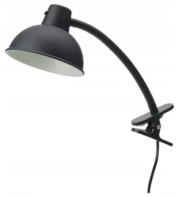 Produktbild von IKEA SKURUP Schreibtischlampe Klemmspot, schwarz