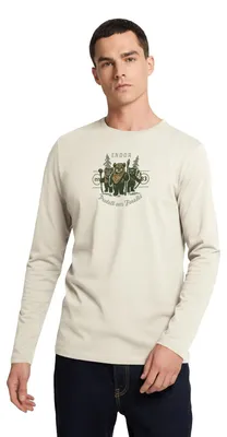 Produktbild von Star Wars Endor Protect Our Forests Premium Langarmshirt Herren, S, Naturweiß