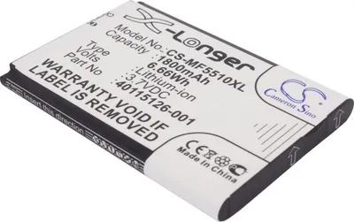 Produktbild von TECHTEK Akku Kompatibel mit [Novatel Wireless] Mifi 500 LTE, MiFi 5510, MiFi 5510L, MiFi 5580, MiFi M100, MiFi5510, MiFi5510L, MiFi5580 Ersetzt 40115