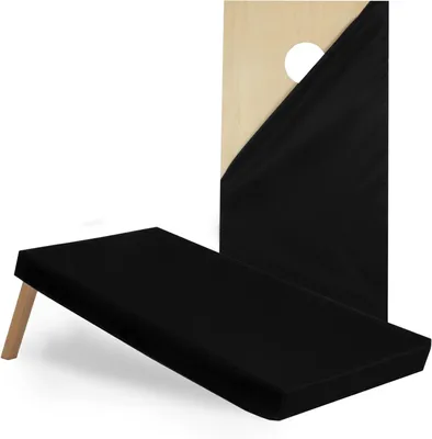 Productafbeelding van Cornhole Board Covers - Draaghoezen Beschermhoezen - Buiten Spelen - Waterbestendige Voering - 2 Stuks - Zwart