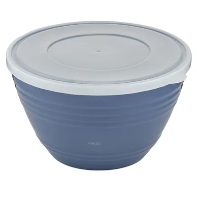 Produktbild von EMSA Kunststoff-Rührschüssel Prep & Bake 4,15l mit Deckel blau