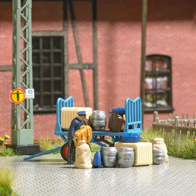 Produktbild von Busch A-Set:Bahnsteigkarre H0 79910