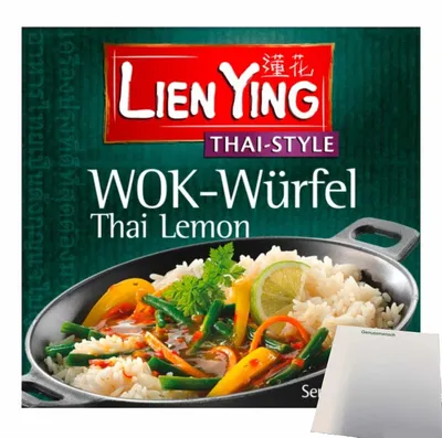 Produktbild von Lien Ying Wok-Würfel Thai Lemon (40g Packung) + usy Block