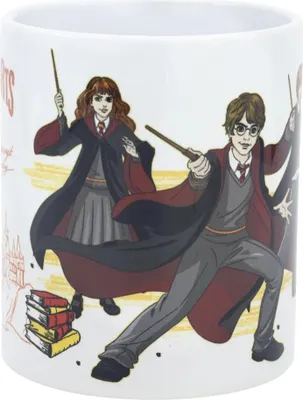 Produktbild von Harry Potter Hermine Ron Kaffeetasse Teetasse Tasse Geschenkidee 330 ml