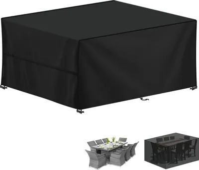 Produktbild von Famanu Gartenmöbelabdeckung Wasserdicht - 420D Oxford, Winddicht und Reißfest, Schutz für Gartenmöbel 250x180x100 cm