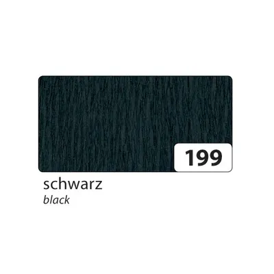 Produktbild von folia Krepppapier-Lagen (B)500 mm x (L)2,5 m schwarz 10 Lagen