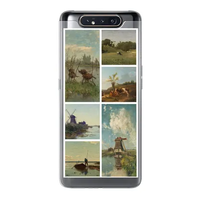 Produktbild von MuchoWow® Handyhülle Schutzhülle Hülle für Samsung Galaxy A80 Kunst - Collage - Niederlande Silikon Softcase Handy Hülle - Schutzdeckel