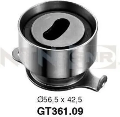 Produktbild von SNR GT361.09 Spannrolle Zahnriemen Ø42mm für HONDA CIVIC VI Hatchback (EJ, EK) CIVIC VI Fastback (MA, MB) CIVIC V Hatchback (EG) CRX II (ED, EE)
