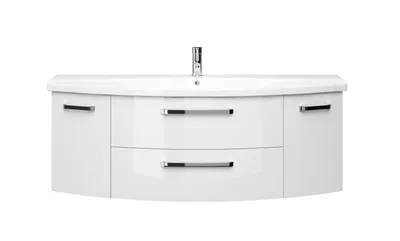 Produktbild von Pelipal Serie 4010 Waschtischunterschrank 4010.091418 Weiß GL 140 cm - LIEFERUNG OHNE WASCHBECKEN & ARMATUR