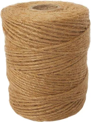 Image de Ficelle de jute de 100 mètres pour la décoration et le jardinage - Idéale pour le bricolage et les projets artisanaux