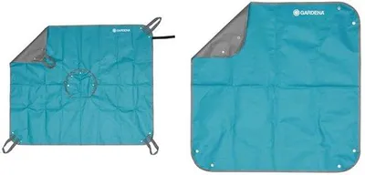 Zdjęcie produktu dla Mata do roślin M, 100 x 120 cm, czarna/turkusowa, mata do uprawy roślin