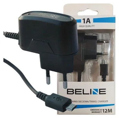Produktbild von Beline Travel charger microUSB 1A black