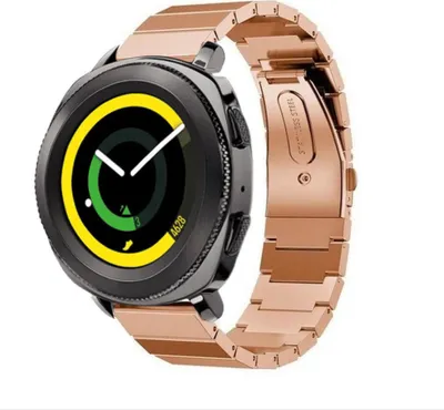 Produktbild von Strap-it Samsung Gear Sport Metallarmband (Roségold)