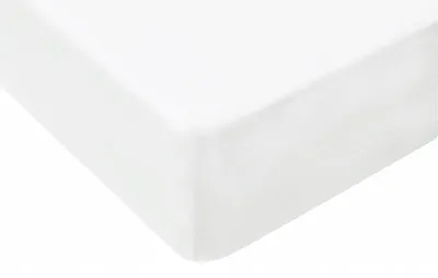 Produktbild von Tuppi Spannbettlaken Baumwolle 120x60 cm Weiß für Kinderbett