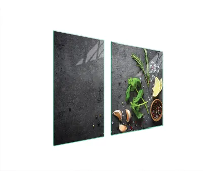 Produktbild von Glasschutzplatte Für Herd 90X52 Schiefer