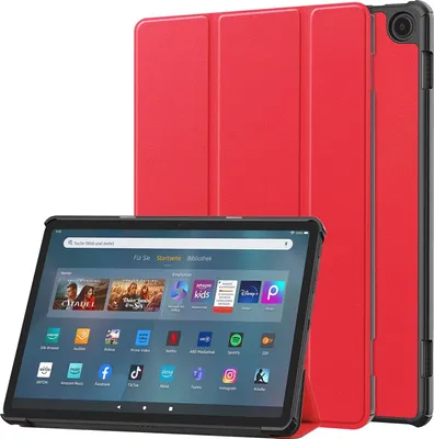 Image de Housse de tablette pour Amazon Fire Max 11 2023 11 pouces 13ème génération Etui Slim avec fonction stand et fonction auto sleep/wake
