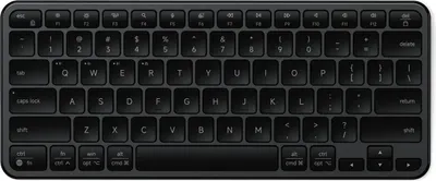 Produktbild von Satechi, Kabellose QWERTY Tastatur Bluetooth 5.3 für Mac / PC SlimEX1, Schwarz