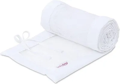 Productafbeelding van Famanu Babybedbeschermer, ademend - Wit