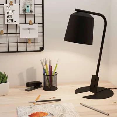 Immagine prodotto di Lampada da tavolo ONEDA E27 1X40W nero L:29cm L:14.5cm H:44.5cm con cavo interruttore