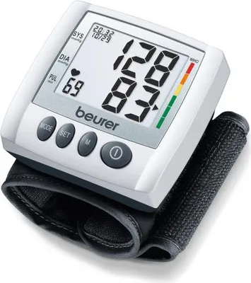 Immagine prodotto di BEURER Misuratore di pressione da polso 3x40Memoria LCD argento BC 30