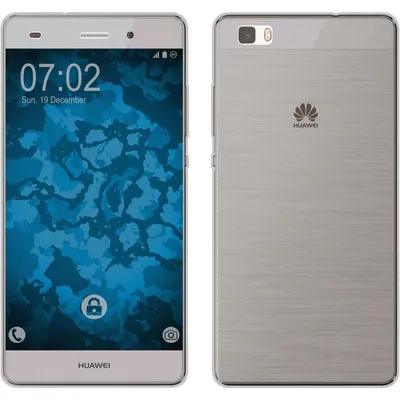 Produktbild von PhoneNatic Case kompatibel mit Huawei P8 Lite 2015 (1.Gen.) - grau Silikon Hülle 360° Fullbody Cover