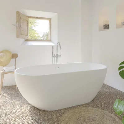 Produktbild von Freistehende Badewanne RONDO | SANYCCES 170 cm