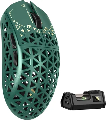 Produktbild von Gaming-Maus mit Bis zu 42000 DPI, PAW3950MAX Sensor, 39g Ultraleicht, Nordic 52840 Chip, 2,4GHz Wireless/BT/Kabelgebunden, für PC/Xbox/PS/Mac
