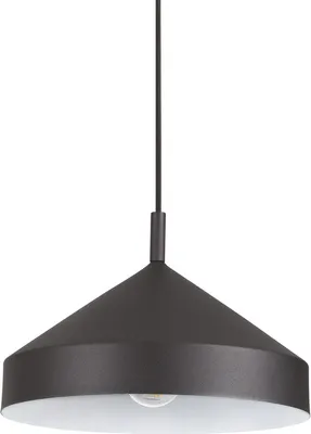 Obrázok produktu pre Závesné svietidlo Industrial-Minimal Yurta Metal Black 1 Light E27 D30