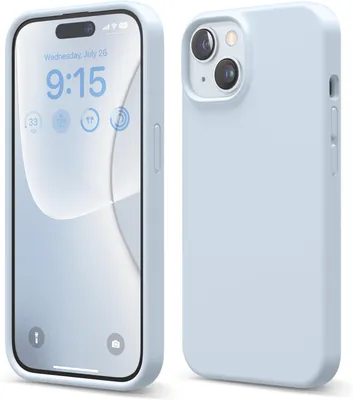 Immagine prodotto di Custodia Elago in silicone premium per iPhone 15 Azzurro