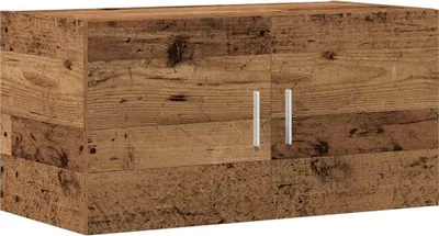 Produktbild von vidaXL Wandschrank Altholz-Optik 80x39x40 cm Holzwerkstoff