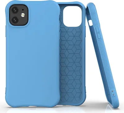Produktbild von starfix Silikon-Hülle Color Case für Apple iPhone 11 blau