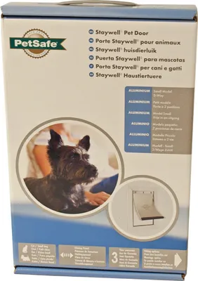 Productafbeelding van PetSafe aluminium deur nr. 600 S wit/transparant PetSafe Gebr. de Boon
