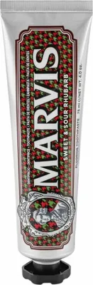 Produktbild von Marvis | Marvis Zahnpasta, Minz-Zahnpasta mit Rhabarber, Zahnpasta mit Fluorid, Italienische Zahnpasta | Rhabarber und Minze - 75ml